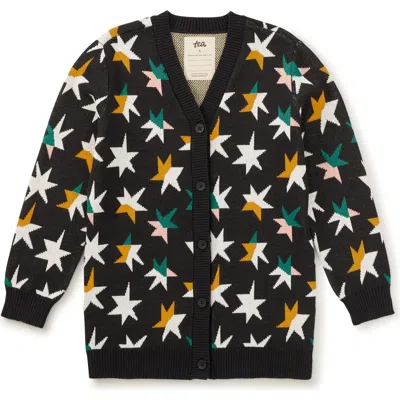Tea Collection Kids'  Long Iconic Stars Cardigan