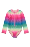 Tea Collection Long Sleeve One-piece Swimsuit