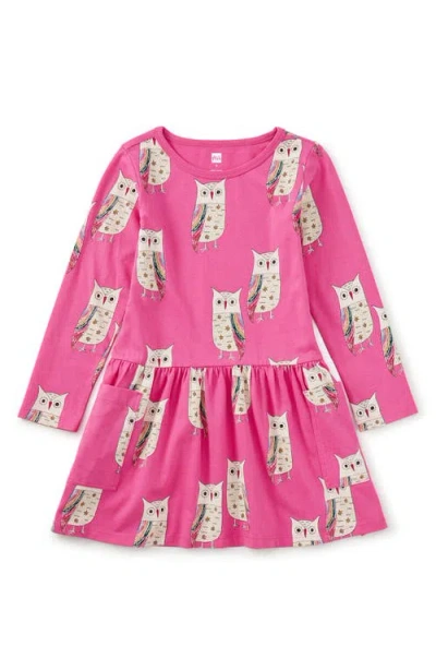 Tea Collection Babies'  Long Sleeve Pocket Dress