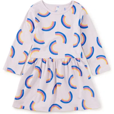 Tea Collection Kids'  Long Sleeve Skirted Dress In White