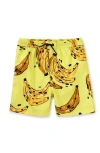 Tea Collection Kids'  Mid-length Swim Trunks In Samba Banana