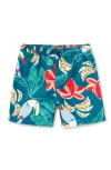 Tea Collection Kids'  Mid-length Swim Trunks In Toucan Banana Tree