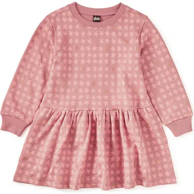 Tea Collection Kids'  New French Terry Dress In Pink