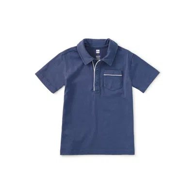 Tea Collection Kids' Piped Polo In Multi