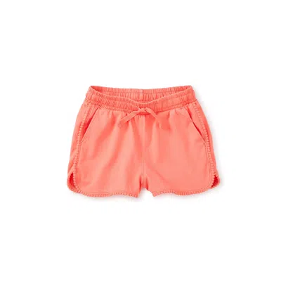 Tea Collection Kids' Pom-pom Gym Shorts In Pink