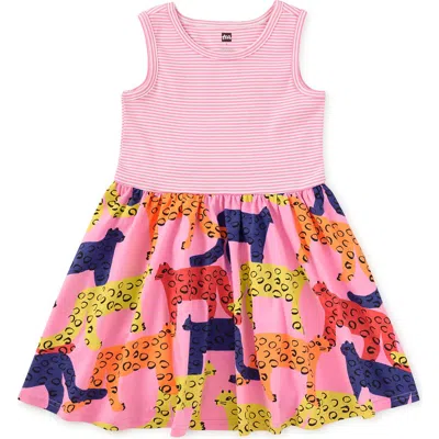 Tea Collection Babies'  Print Mix Tank Skirted Dress