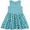 Tea Collection Babies'  Print Mix Tank Skirted Dress
