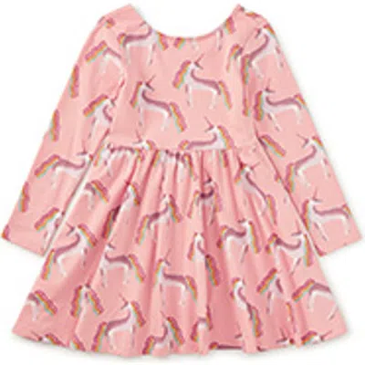 Tea Collection Kids'  Printed Ballet Dress In Pink
