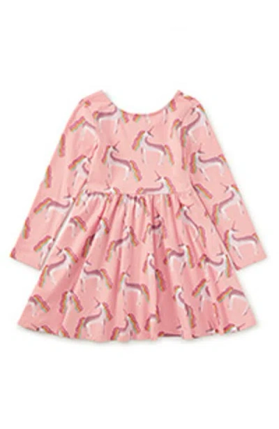Tea Collection Babies'  Printed Ballet Dress In Pink