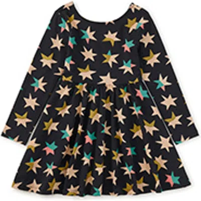 Tea Collection Kids'  Printed Ballet Dress In Black