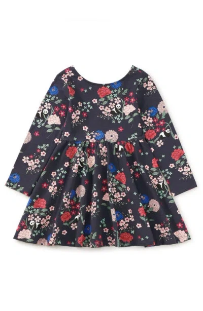 Tea Collection Kids'  Printed Ballet Dress In Blue