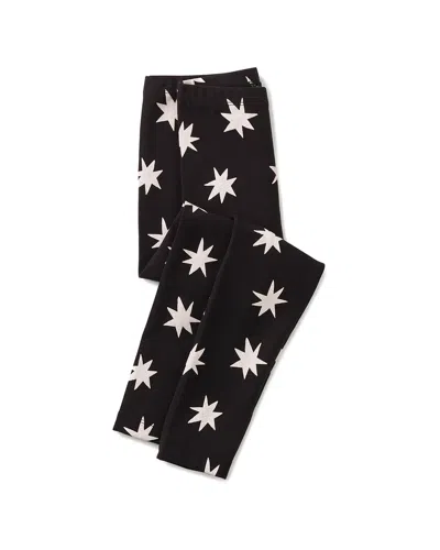 Tea Collection Printed Empire Waist Baby Legging In Black
