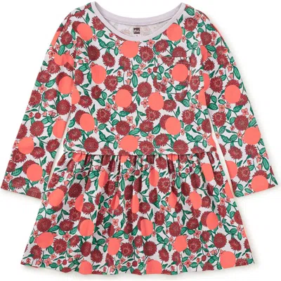 Tea Collection Kids'  Printed Pocket Play Dress In Multi