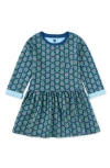 Tea Collection Printed Pocket Play Dress In Blue