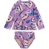 Tea Collection Rash Guard Baby Swim Set 2.0 In Carnival Butterfly