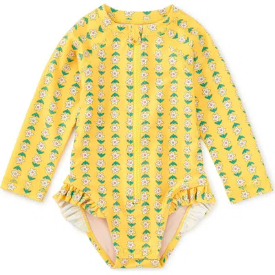 Tea Collection Rash Guard Baby Swimsuit In Multi