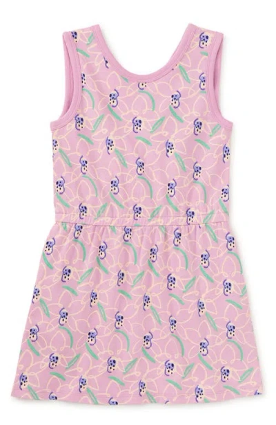 Tea Collection Kids'  Reversible Dress In Cattleya Orchid
