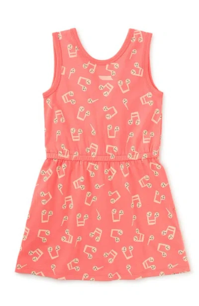 Tea Collection Kids'  Reversible Dress In Musicalia