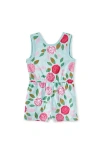 Tea Collection Kids'  Reversible Wrap Romper In Blue