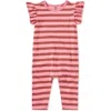 Tea Collection Ruffle Sleeve Baby Romper In Multi