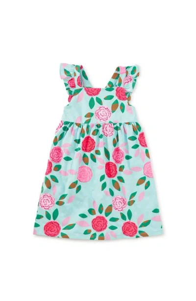 Tea Collection Kids'  Ruffle Strap Dress In Blue