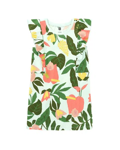 Tea Collection Sleeveless Ruffle A-line Dress In Multi