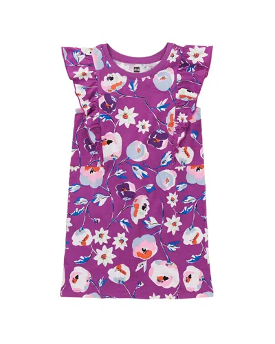 Tea Collection Sleeveless Ruffle A-line Dress In Purple