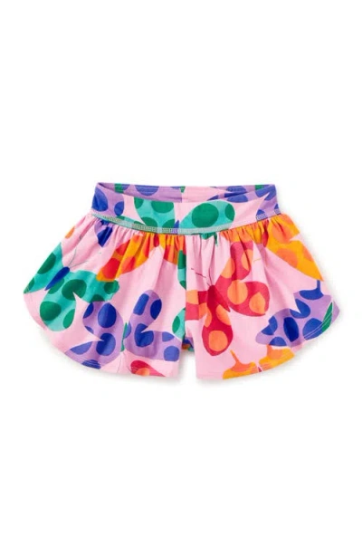 Tea Collection Kids'  Sporty Petal Shorts In Multi