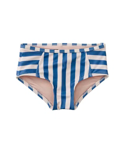 Tea Collection Kids' Striped Tankini Bottom In Blue