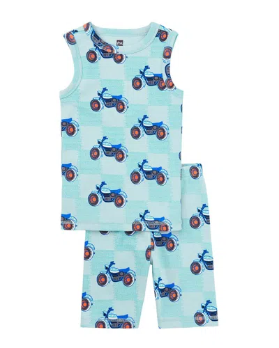 Tea Collection Summer Nights Tank Pajama Set In Blue