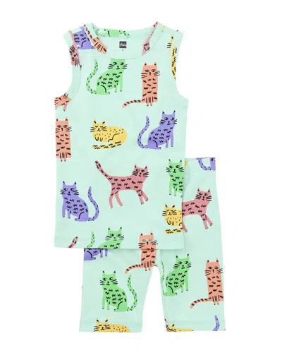 Tea Collection Summer Nights Tank Pajama Set In Blue