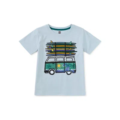 Tea Collection Kids' Surf Van Graphic Tee In Blue