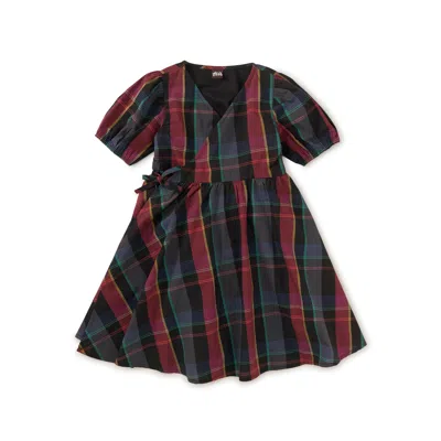 Tea Collection Kids' Tie Wrap Neck Dress In Multi