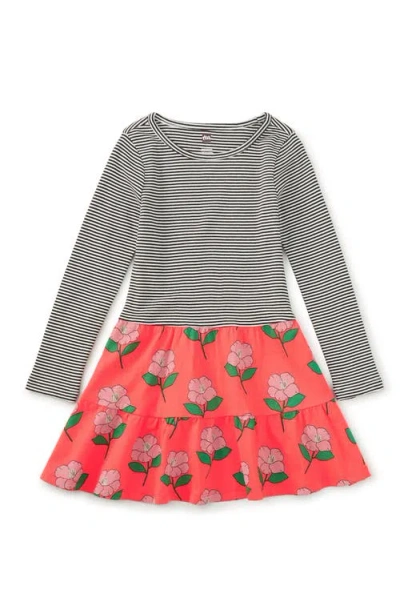 Tea Collection Kids'  Tiered Skirted Twirl Dress In Green