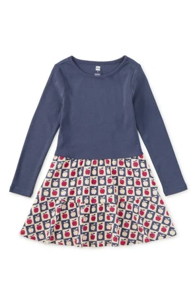 Tea Collection Babies'  Tiered Skirted Twirl Dress In Blue