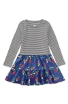 Tea Collection Babies'  Tiered Skirted Twirl Dress In Multi
