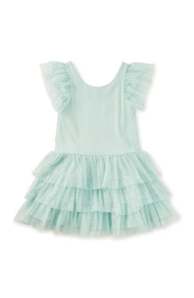 Tea Collection Kids'  Tiered Tulle Party Dress In Blue
