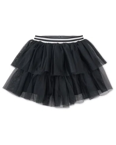 Tea Collection Tiered Tulle Skirt In Black