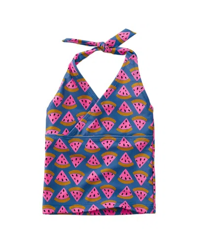 Tea Collection Kids' Tie-tankini Swim Top In Multi