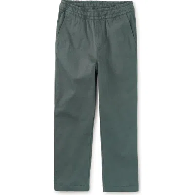 Tea Collection Kids'  Timeless Stretch Twill Pants In Green