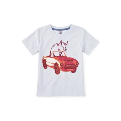 Tea Collection Kids' Toro Joyride Graphic Tee In White