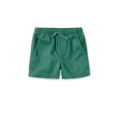 Tea Collection Kids' Twill Sport Shorts In Green