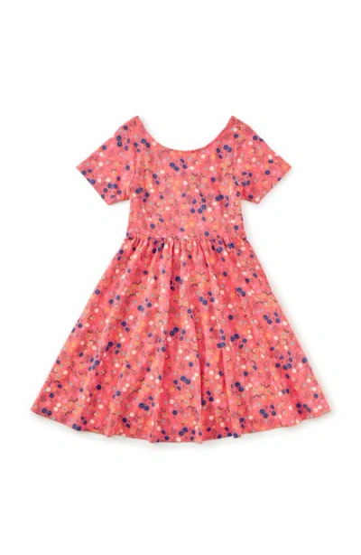 Tea Collection Babies'  Twist Back Ballet Dress In Multi