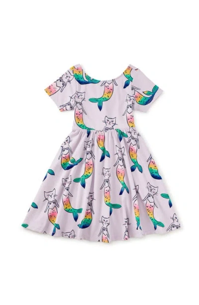 Tea Collection Kids'  Twist Back Ballet Dress In Multi
