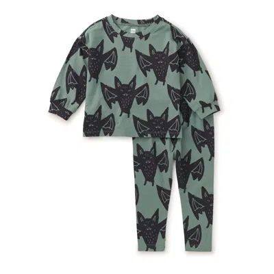 Tea Collection Kids' Two Piece Baby Play Set In Green