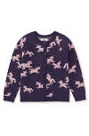 Tea Collection Unicorn Cardigan In Purple