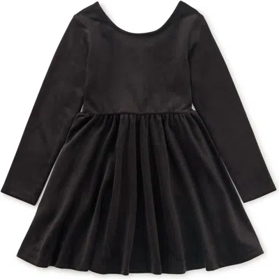 Tea Collection Kids'  Velour Ballet Dress In Black