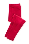 Tea Collection Kids'  Velour Leggings In Red