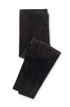 Tea Collection Babies'  Velour Leggings In Black