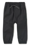 Tea Collection Woven Baby Joggers In Black